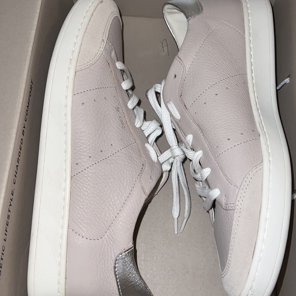 Sam Edelman Josi stone silver lace up sneakers leather sz 11‎ - Picture 15 of 15
